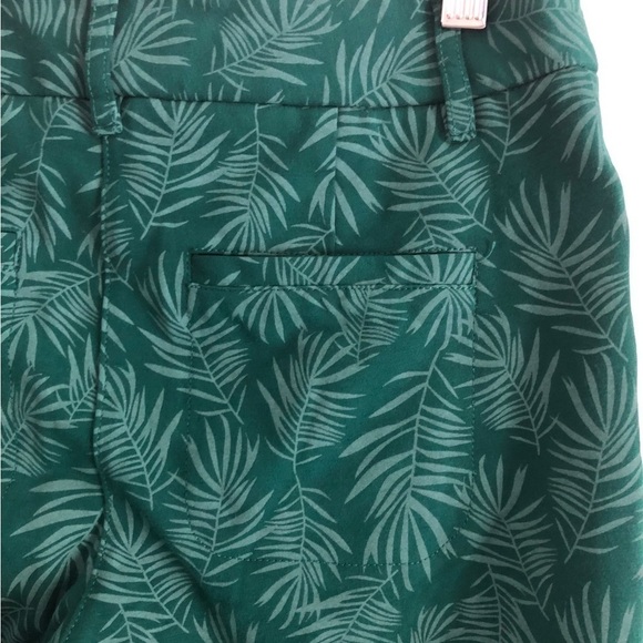 Betabrand Cabana Leaf Print Yoga Dress Pant Crops XSP - Picture 3 of 15